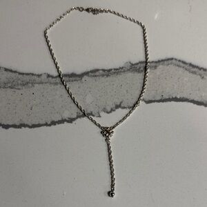 Elegant Silver Tone Necklace